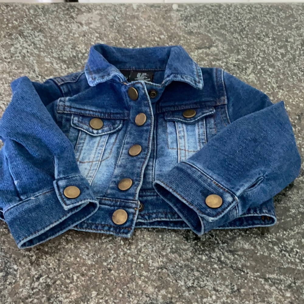 Cute Baby girl Jean Coat 12m